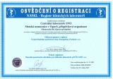 Osvědčení o registraci